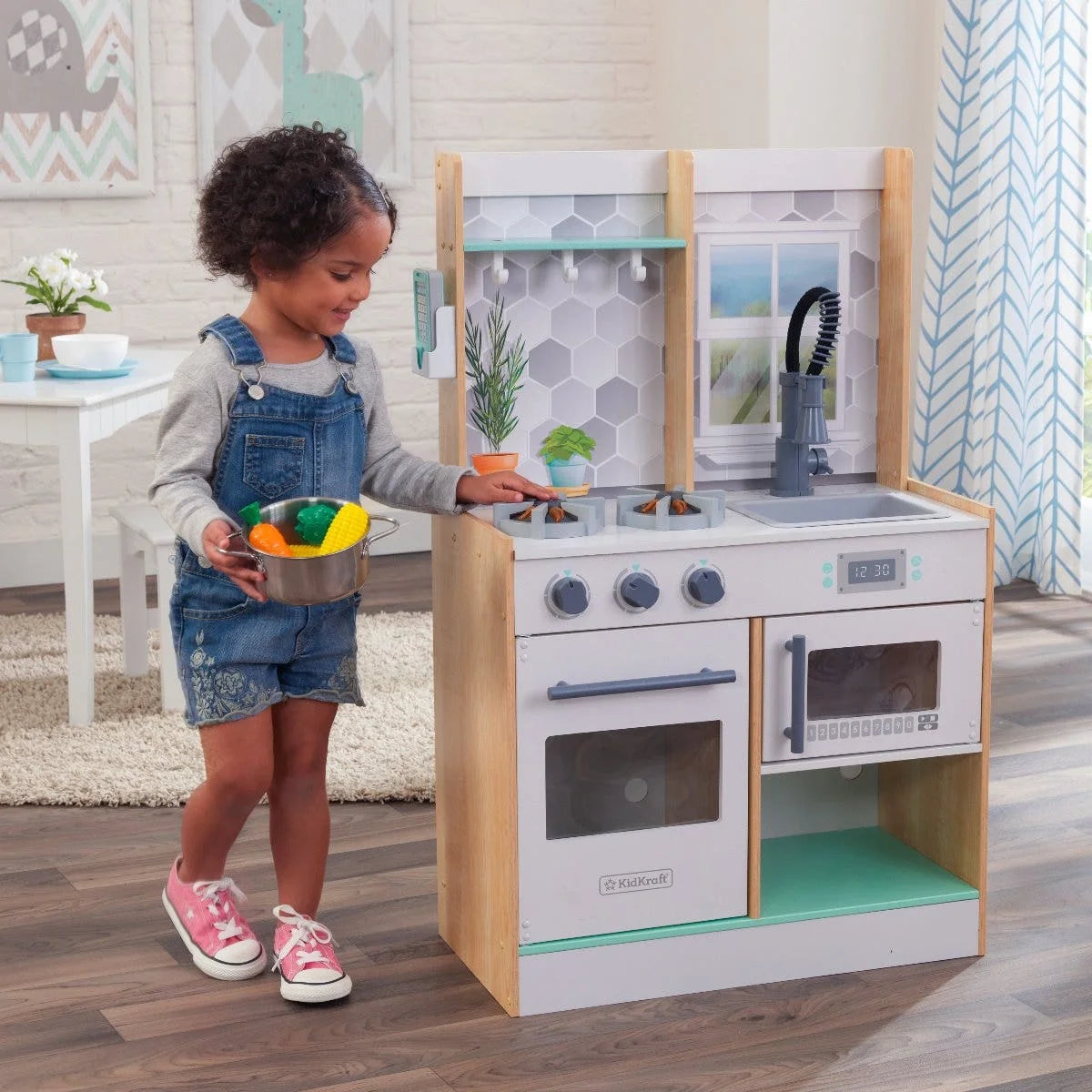 Let's Cook Play Kitchen - Natural