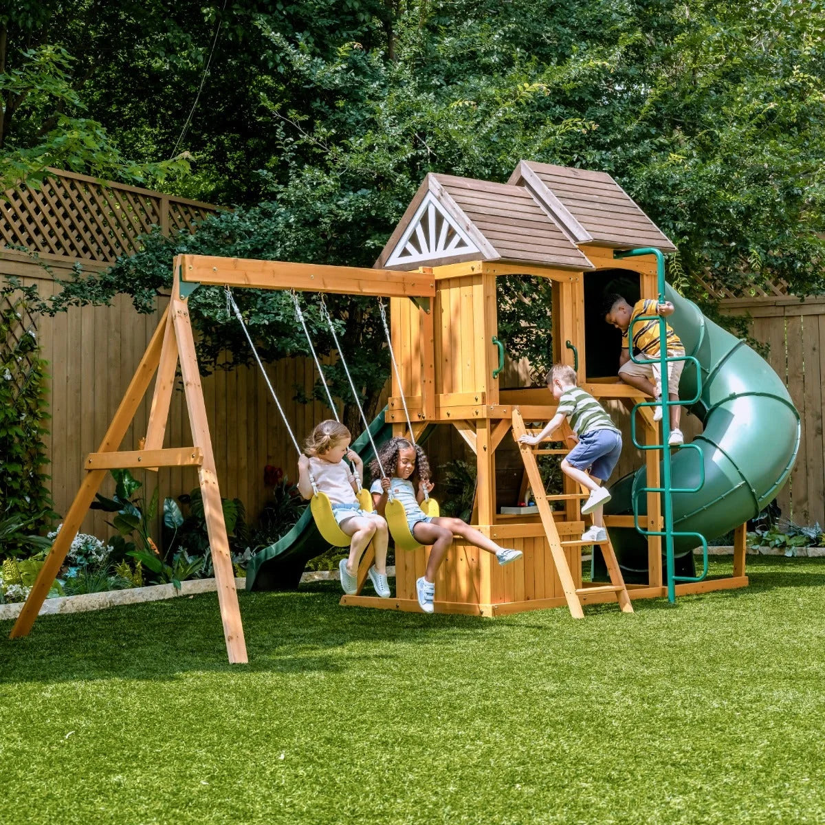 Laurel Retreat Swing Set - Installation Available