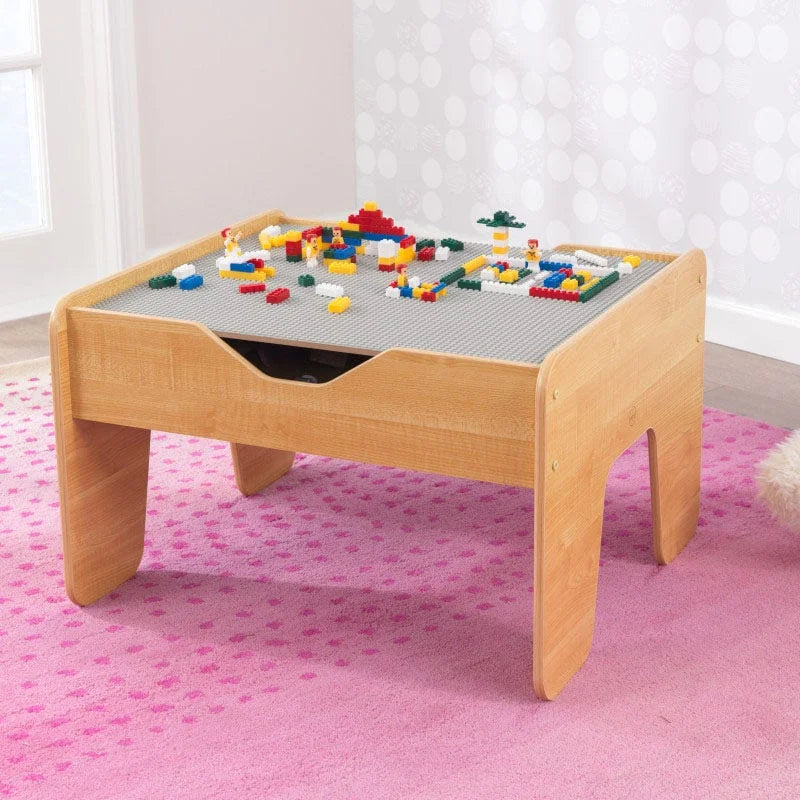 Activity Table with Board - Gray & Natural