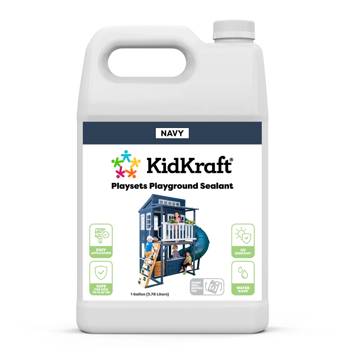 Swing Set/Playhouse Stain/Sealant – Navy (1 Gallon)