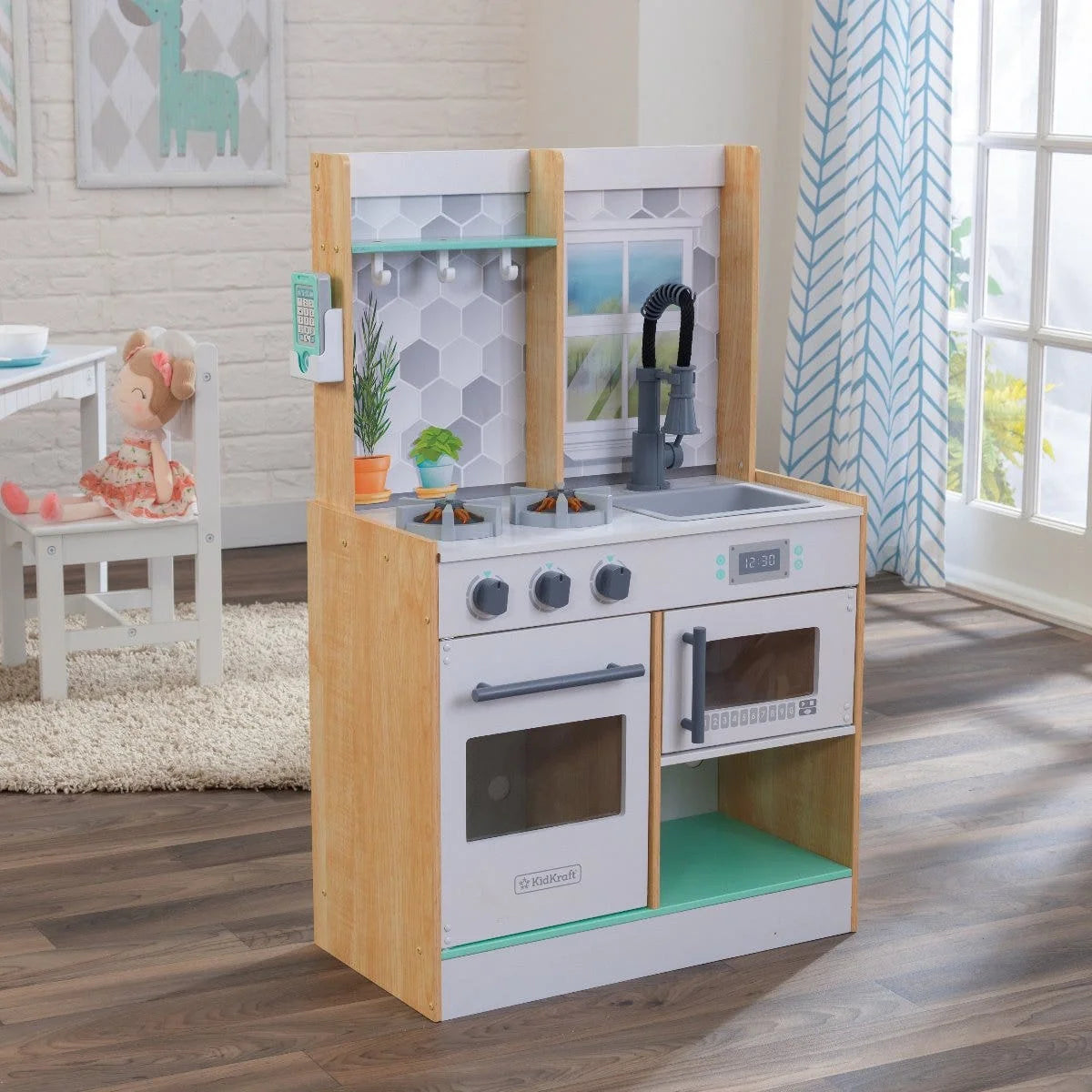 Let's Cook Play Kitchen - Natural