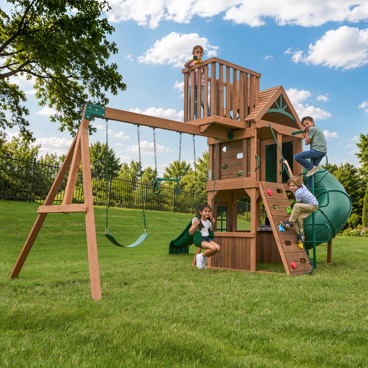 Knox Peak Swing Set - Installation Available (Assembly Included)