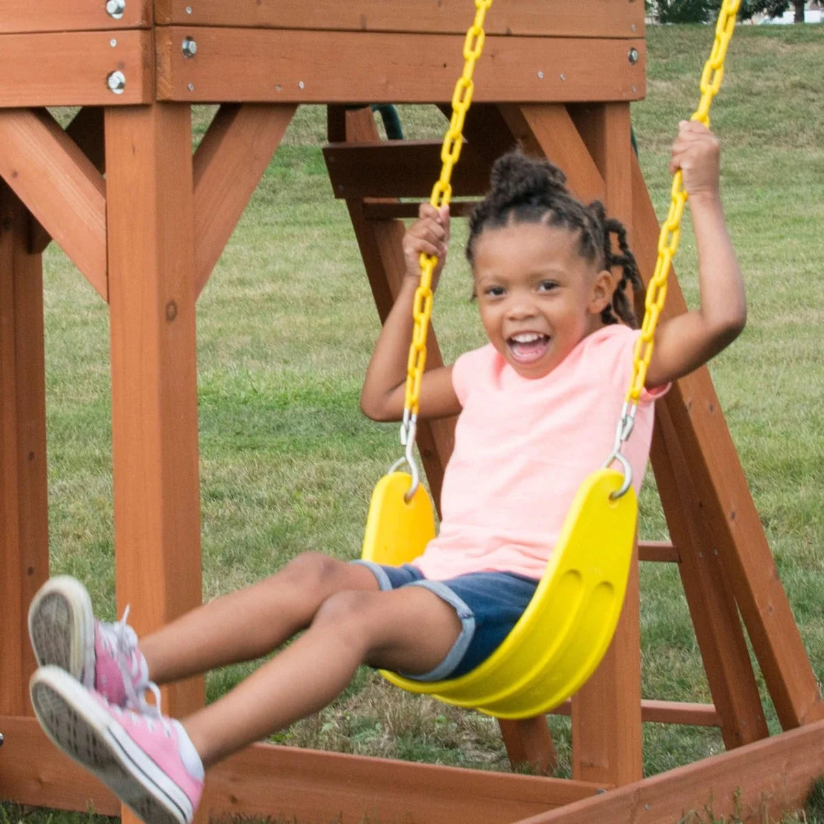 High Flyer Wooden Swing Set by Swing-N-Slide - Installation Available (Assembly)