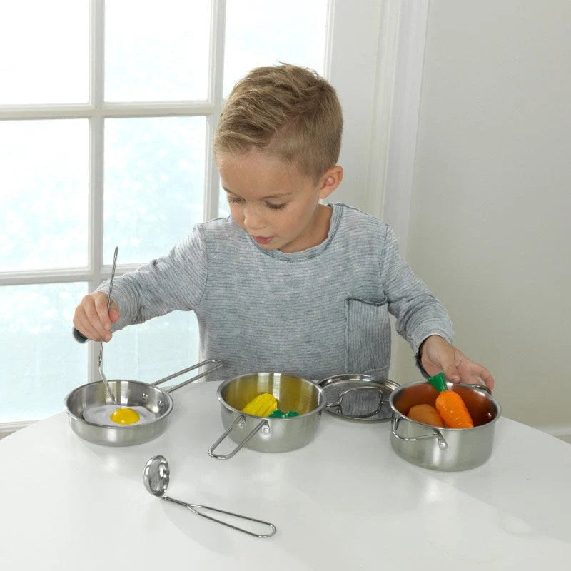 Deluxe Cookware Set with Food