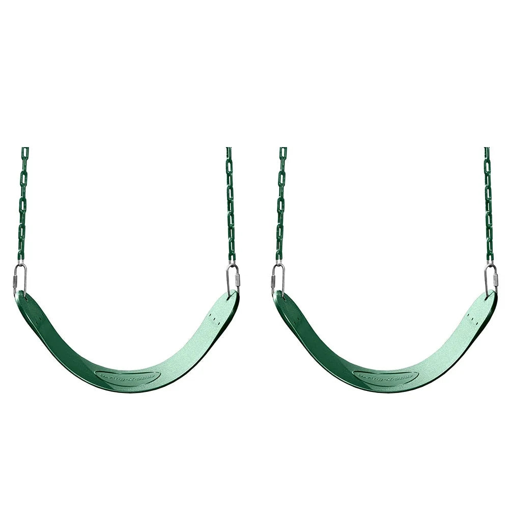 Green Swing Seats (Pair) by Swing-N-Slide