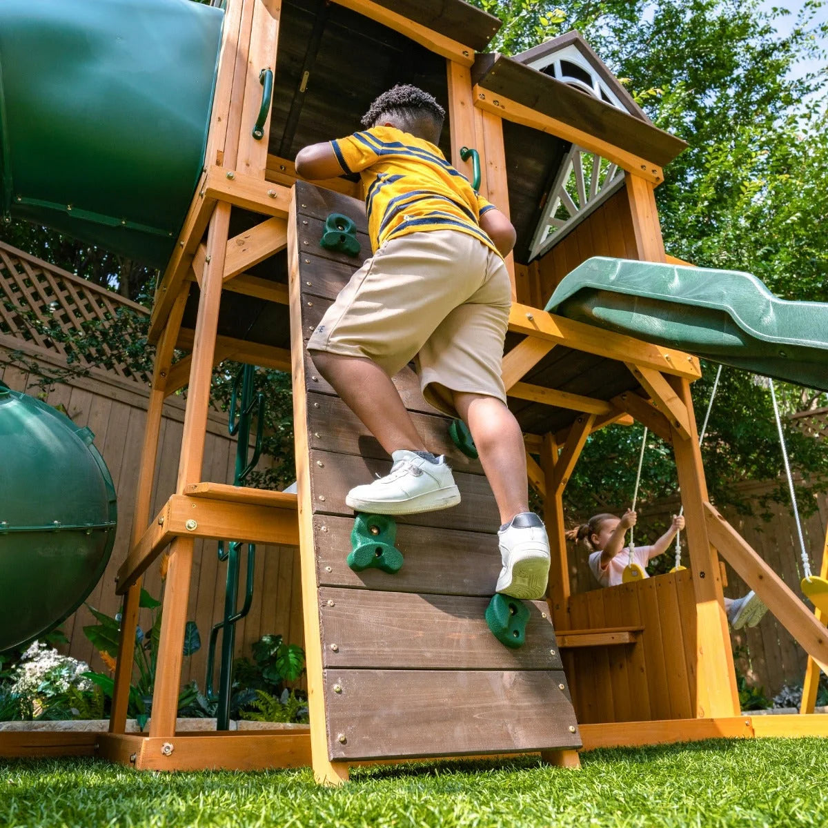 Laurel Retreat Swing Set - Installation Available (Assembly)
