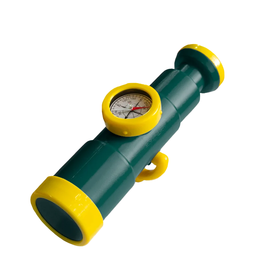 Playset Telescope with Working Compass by Swing-N-Slide - Green