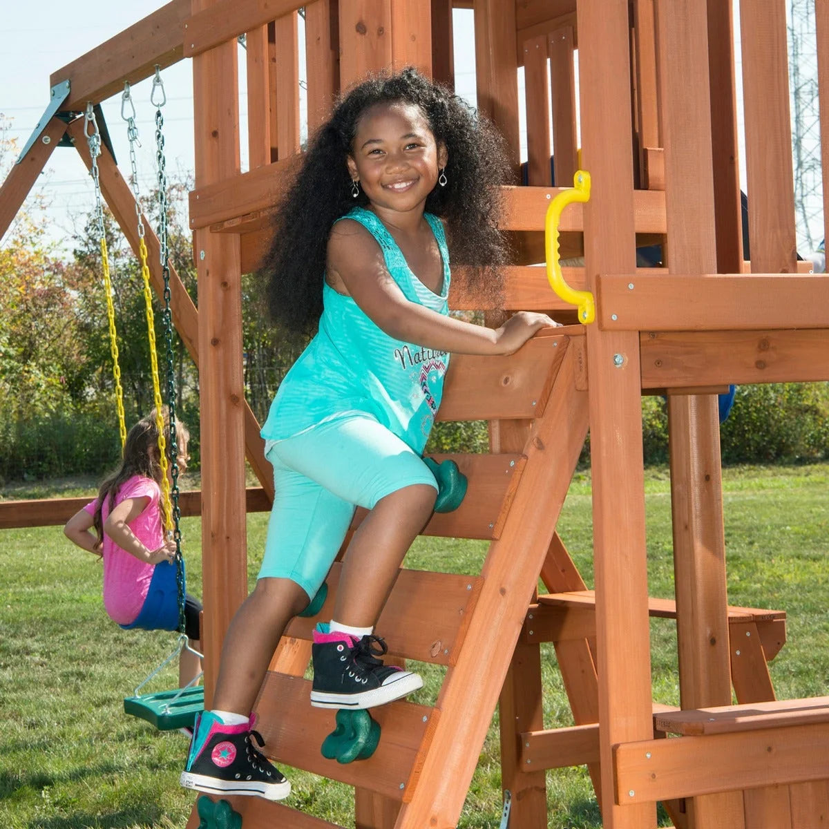 Adventure Transport Wooden Swing Set by Swing-N-Slide - Installation Available (Assembly)
