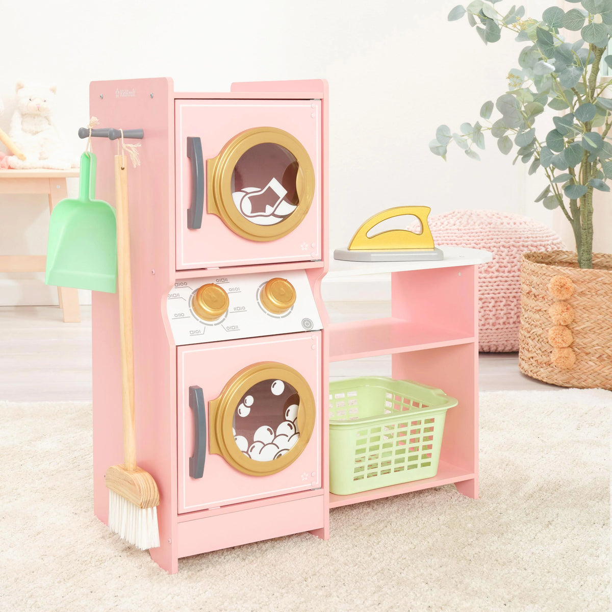 Laundry Play Set - Pink & Gold