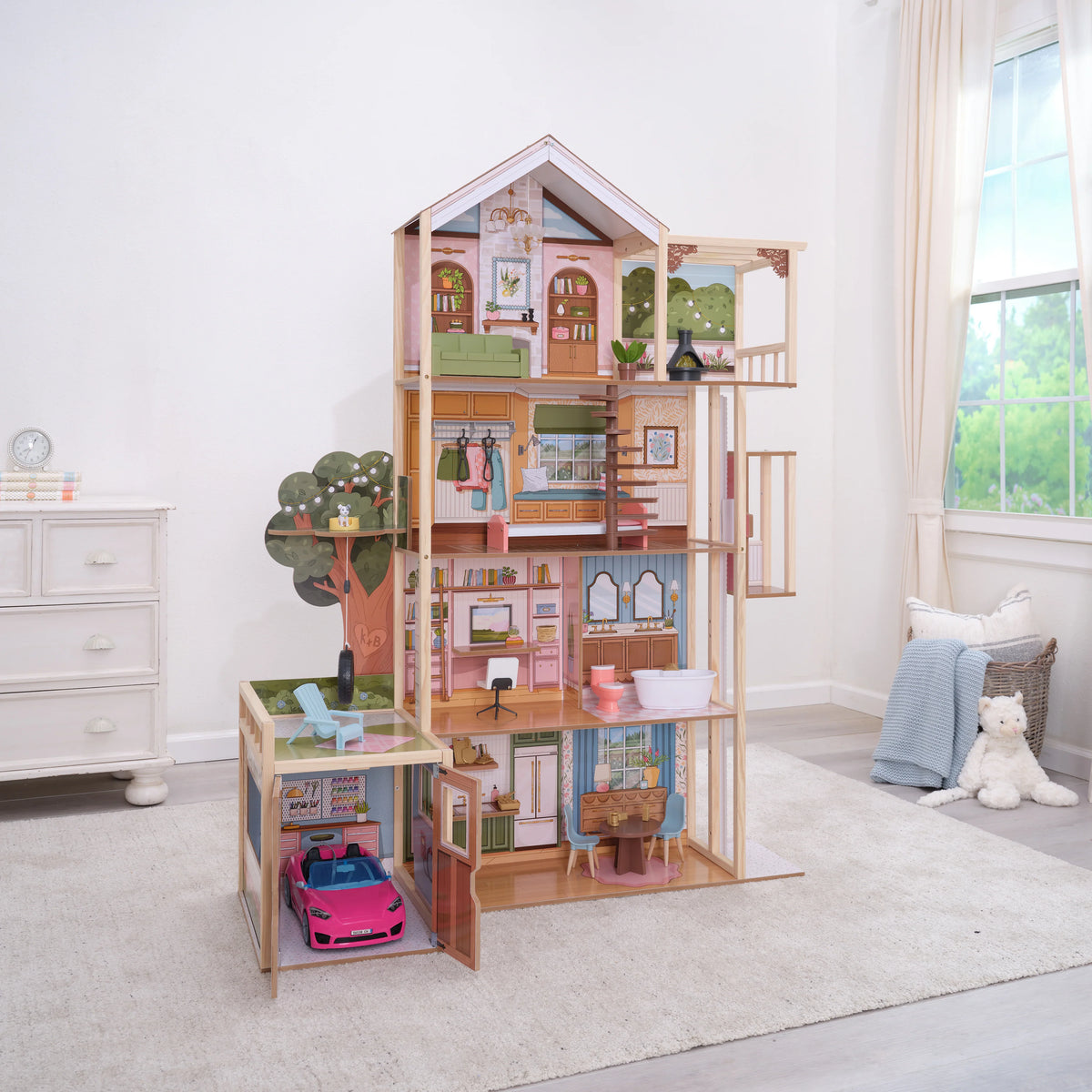 Garden Party Dollhouse & Car