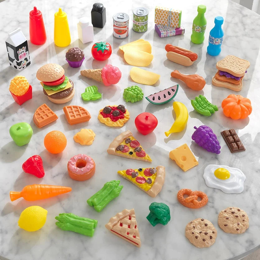 65-Piece Play Food Set