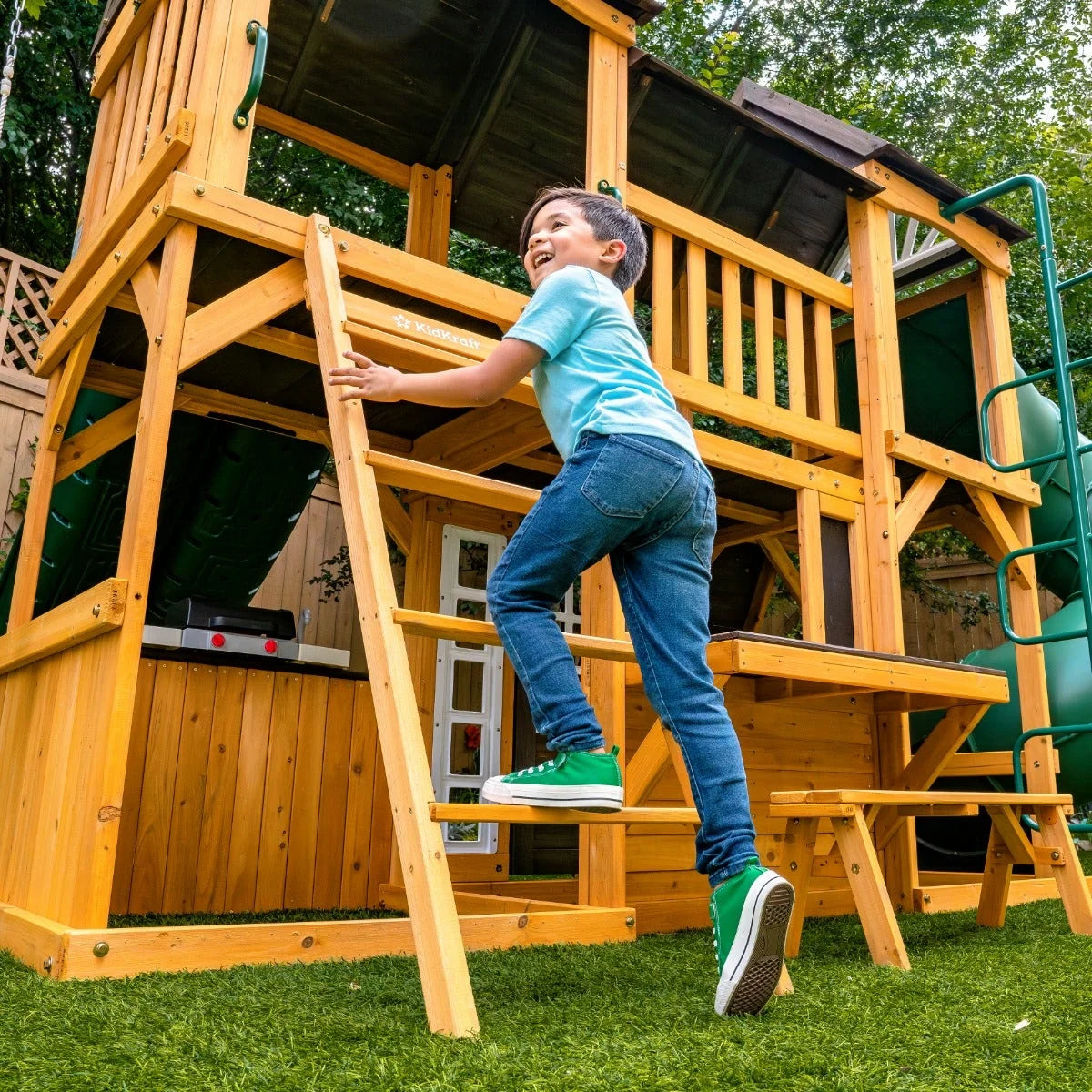 Adventure Bend Swing Set - Installation Available (Assembly)